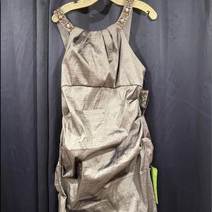 Size 16 NWT pewter short dress
